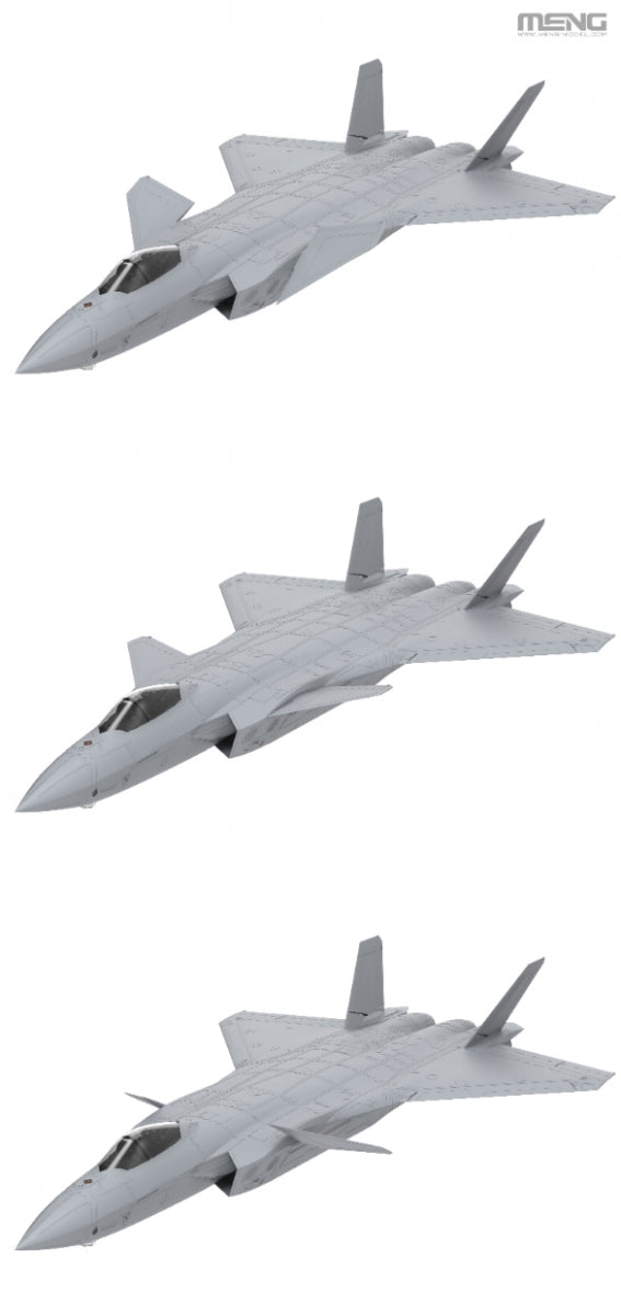 Meng LS-002 Chinese J-20 Stealth Fighter 1/48 – Bild 11