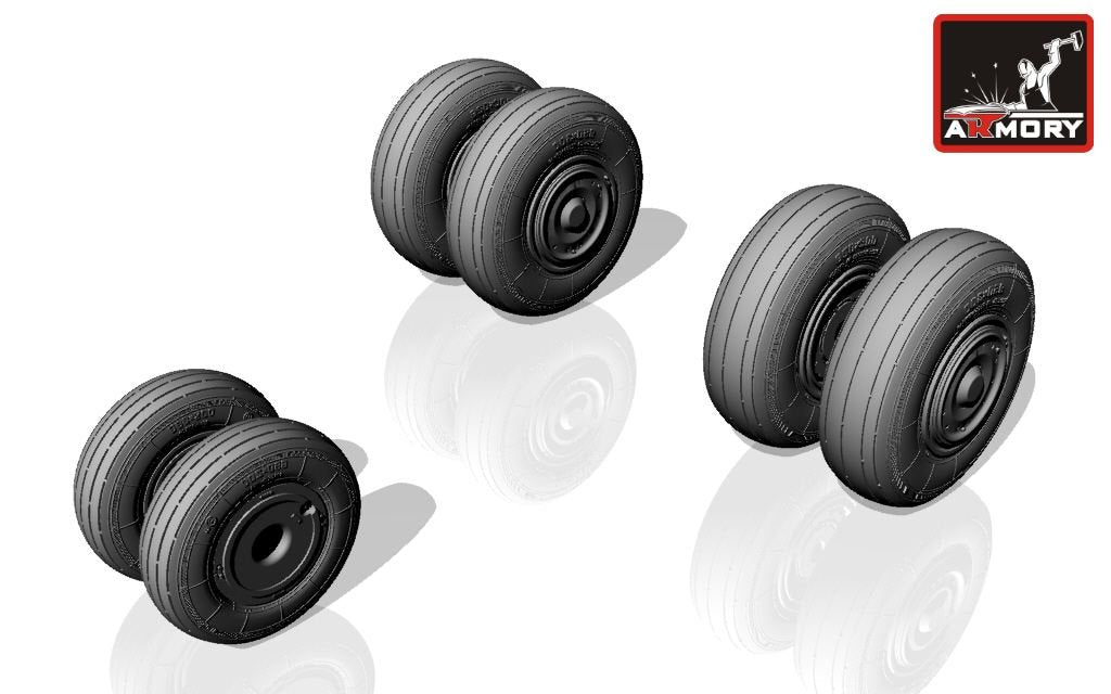 Armory Models AW72024 Sukhoj Su-24 Fencer late type wheels 1/72 – imagen 3
