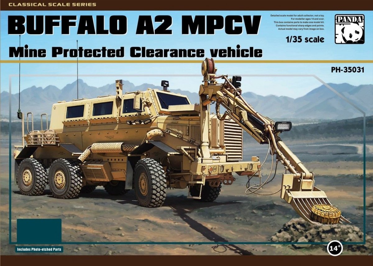 Panda Hobby 35031 Buffalo A2 MPCV Mine Protected Clearance vehicle 1/35