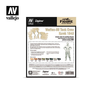 Vallejo 70249 Équipage de char Waffen-SS, Koursk 1943, 8x17ml – image 2