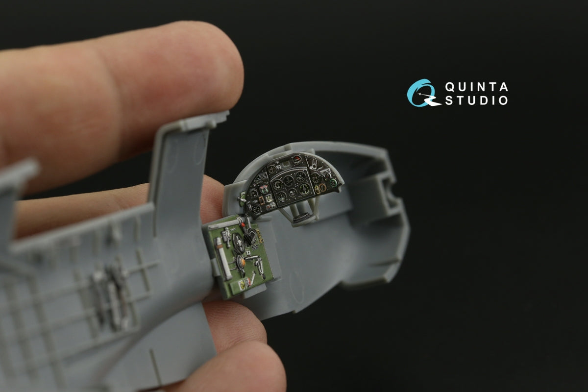 Quinta Studio QD48423 Fairey Fulmar Mk.I 3D-Printed &amp;amp; coloured Interior on decal paper (Trumpeter) 1/48 – immagine 9