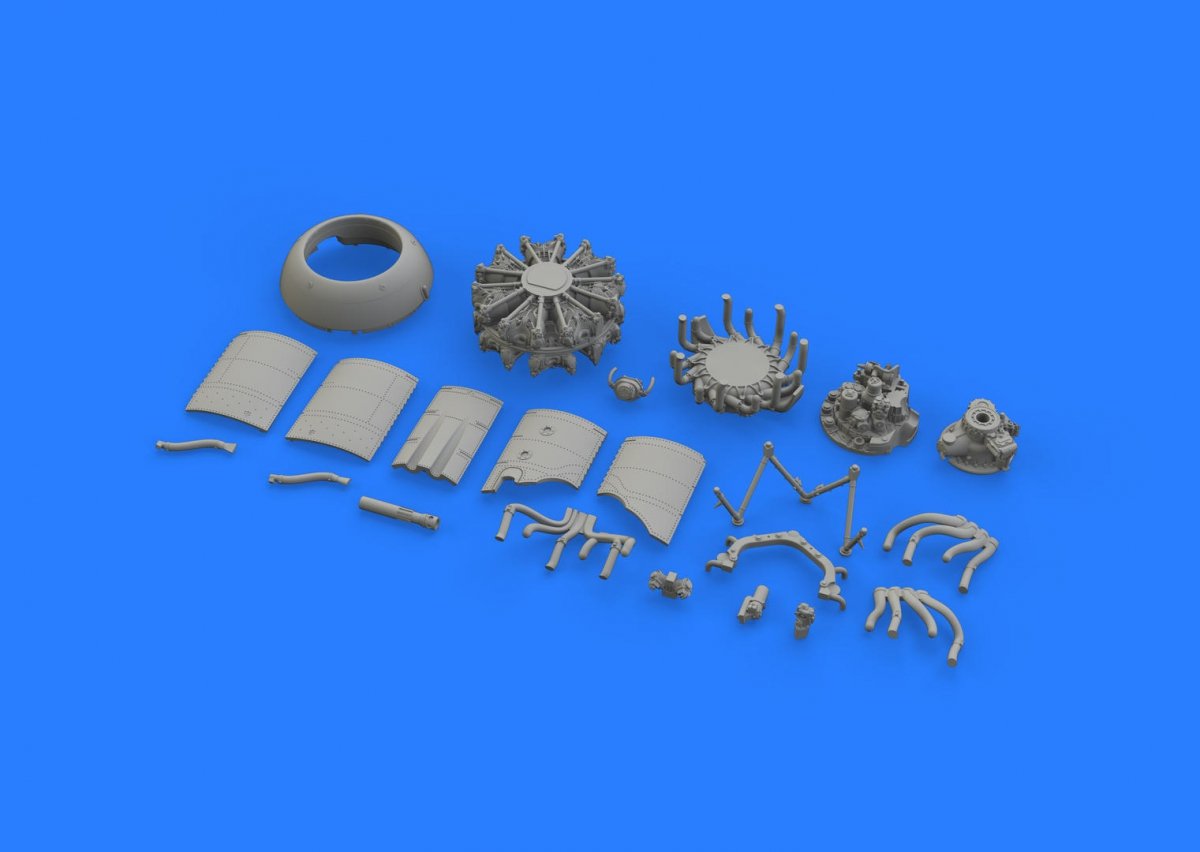 Eduard 648364 Fw 190A-3 engine EDUARD 1/48 – image 3