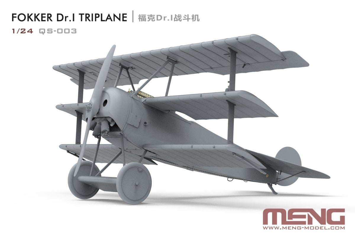 Meng Model QS-003 Fokker Dr.I Triplane 1/24 – image 4