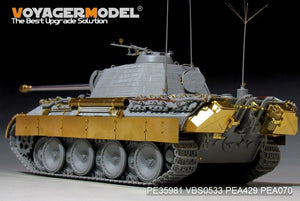 Maquette Voyager PE35981 Char Panther A allemand de la Seconde Guerre mondiale (modèle de base) pour TAKOM au 1/35 – image 4