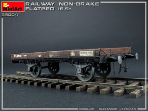 MiniArt 39004 RAILWAY NON-BRAKE FLATBED 16,5 t 1/35 – immagine 3