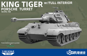 Suyata NO-008 King Tiger Porsche Turret With Full Interior 1/48 – imagen 7