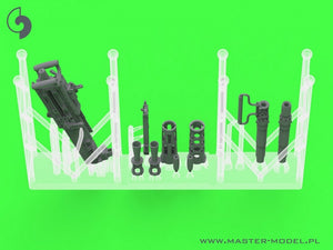 Master GM-35-073 Browning M2HB .50 cal (12,7mm) - do montażu na pierścieniu M49 (karetka D40721 / kołyska D40733 / skrzynka D40731 lub D90078) 1/35 – Bild 14