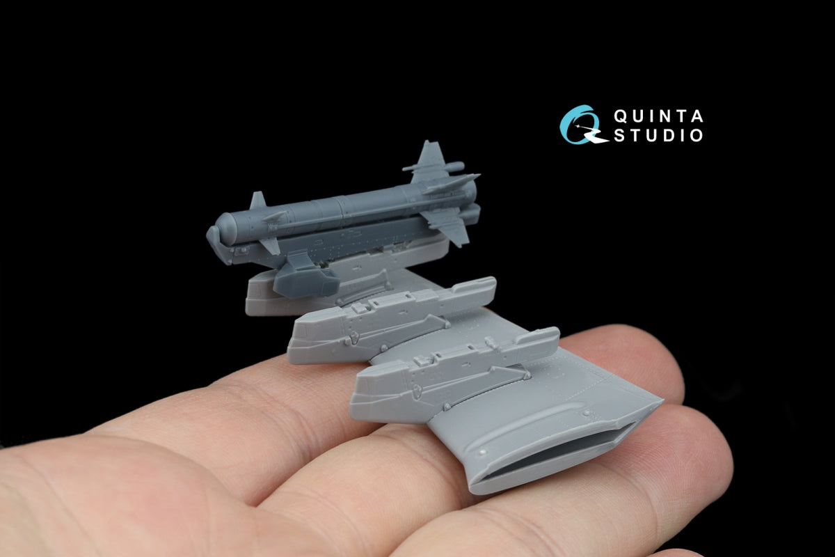 Quinta Studio QT48091 Light multi-purpose guided missile X-39 "Product 305" LMUR, single-pack kit for Ka-52M (for all kits) 1/48