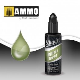 Munitions Mig Jimenez A.MIG 0865 MILITARY GREEN SHADER 10ML