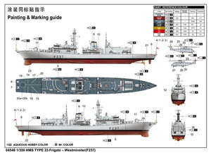 Trumpeter 04546 Frégate HMS TYPE 23 Westminster F237 (1/350) – image 2