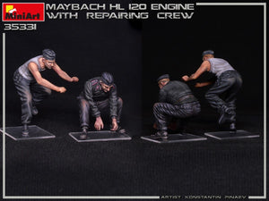 Miniart 35331 MAYBACH HL 120 ENGINE FOR PANZER III/IV FAMILY WITH REPAIR CREW 1/35 – Bild 10