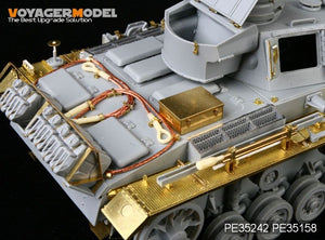 Voyager Model PE35242 WWII German Pz.Kpfw.III Ausf.N sPz.Abt 501 Afrika For DRAGON 6431 1/35 – immagine 5