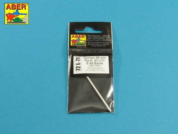 Aber 72L-71 Germ.88 mm Kw.K. 43 L/71 E-50 Barrel (one part) 1/72 – Bild 7