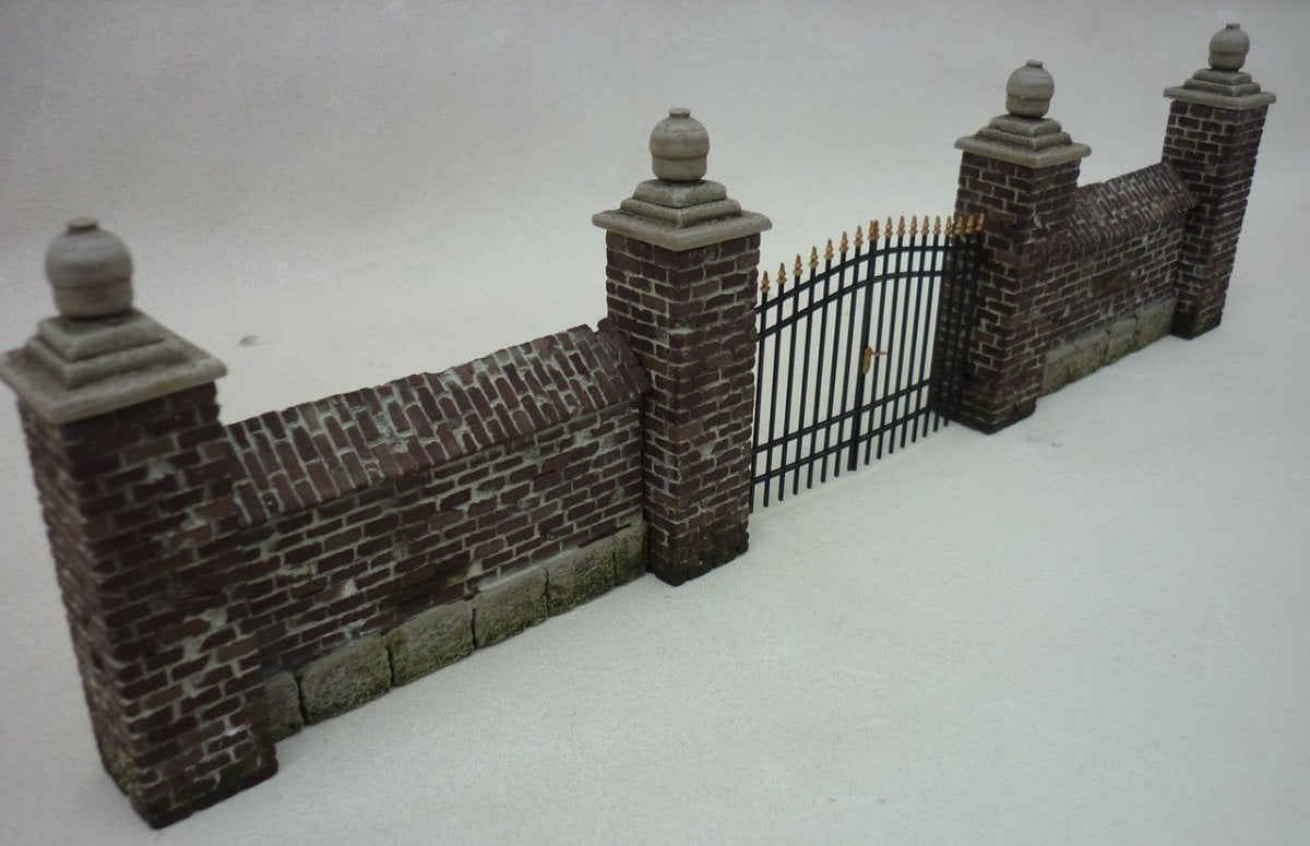 RT-Diorama 35243 Park wall with Fence 1/35 – imagen 10
