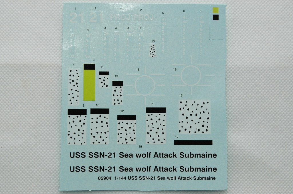 Trumpeter 05904 USS SSN-21 Sea wolf Attack Submarine 1/144 – immagine 2