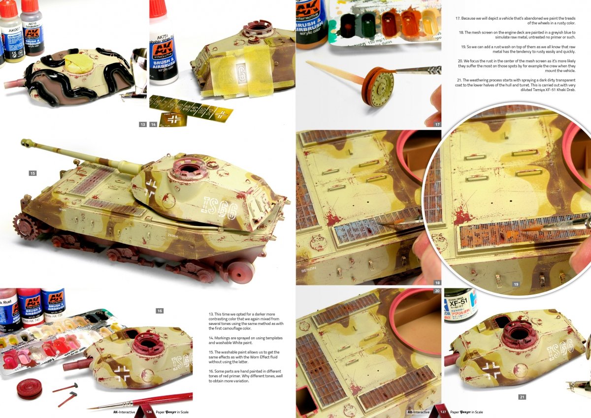 AK Interactive AK246 PAPER PANZER: PROTOTYPES &amp;amp; WHAT IF TANKS (ENGLISH) – zdjęcie 4
