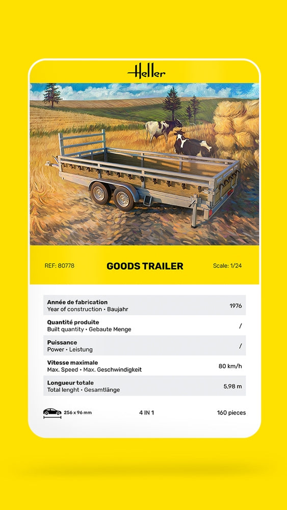 Heller 80778 Goods Trailer 1/24 – Bild 7