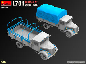Miniart 35450 L701 GERMAN 3T CARGO TRUCK 1/35 – image 9