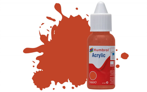 Humbrol DB0100 N° 100 Rouge Brun - Mat - 14 ml