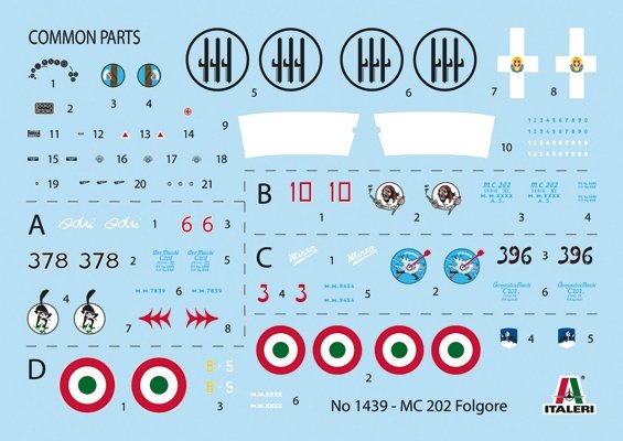 Italeri 1439 MC.202 Folgore 1/72 – immagine 3