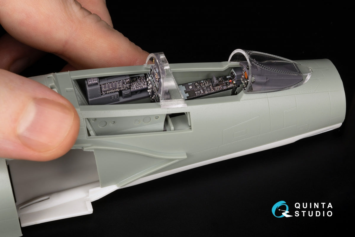 Quinta Studio QDS+48486 F-4N Phantom II Intérieur imprimé en 3D et coloré sur papier décalcomanie (Academy) (Petite version) (avec pièces en résine imprimées en 3D) 1/48  – image 13