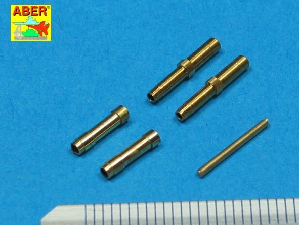 Aber A32010 Set of 2 barrels for German aircraft 30mm machine cannons MK 108 with blast tube 1/32 – zdjęcie 2