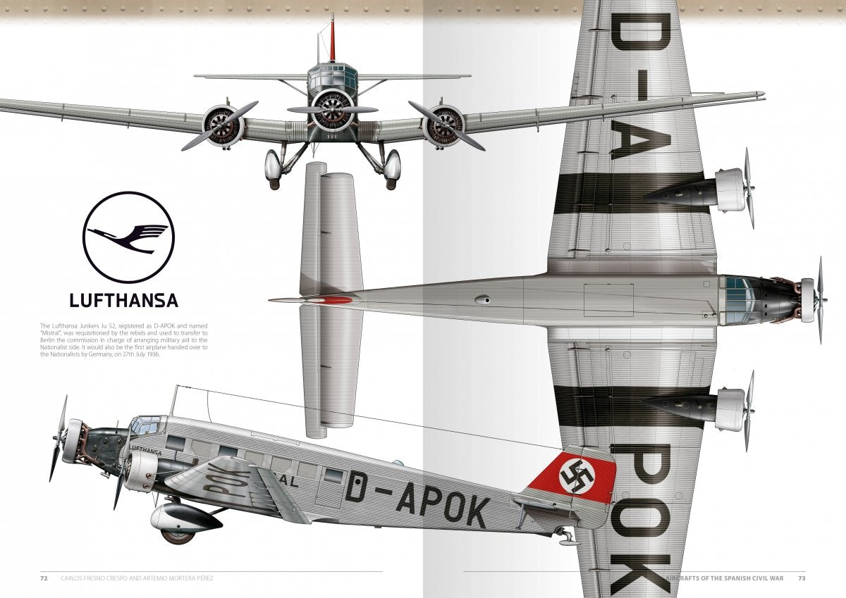 502 Abteilung ABT713 AIRCRAFT OF THE SPANISH CIVIL WAR 1936-1939 – zdjęcie 7