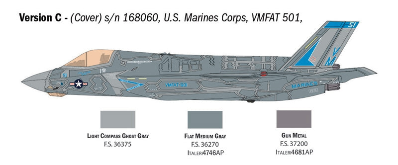 Italeri 92810 F-35 B Lightning II 1/48 – immagine 4