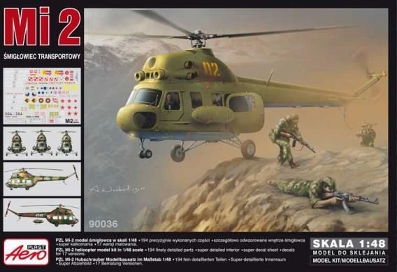 Aeroplast 90036 Mi-2 śmigłowiec transportowy 1/48