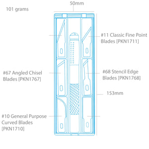 Modelcraft PKN4302-S Soft Grip Craft Knife #2 Set (125mm) – image 3