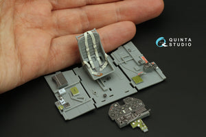 Quinta Studio QD32122 P-40E War Hawk 3D-Printed &amp;amp; coloured Interior on decal paper (Trumpeter) 1/32 – immagine 10