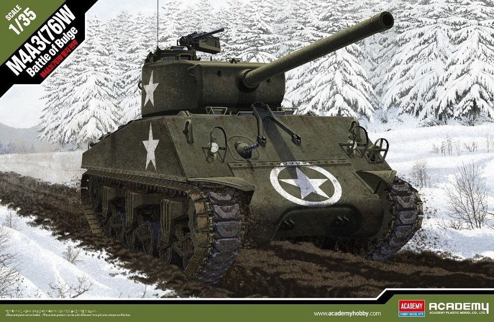 Academy 13500 M4A3(76)W Bataille des Ardennes (1/35)