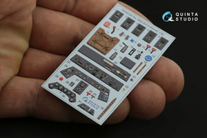 Intérieur imprimé en 3D et coloré sur papier décalcomanie Quinta Studio QD32120 Fw 190 A-8/A-9 (Revel) à l&amp;#39;échelle 1/32  – image 8