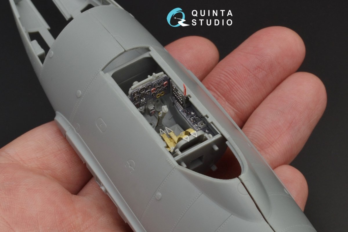 Quinta Studio QD48089 Me-262A 3D-Printed &amp;amp; coloured Interior on decal paper (for HobbyBoss kit) 1/48 – Bild 6