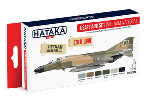 Hataka HTK-AS09 USAF Paint Set Vietnam war era 6x17ml