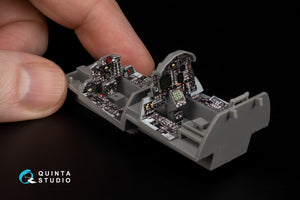 Quinta Studio QD+48341 F-4G early 3D-Printed &amp;amp; coloured Interior on decal paper (Meng) (with 3D-printed resin parts) 1/48 – immagine 12