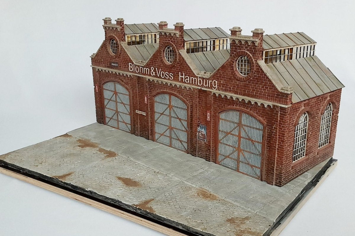 RT-Diorama 35285 Diorama-Base: &amp;quot;Industrial Hangars&amp;quot; 1/35 – immagine 6