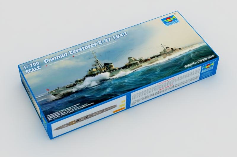 Trumpeter 05791 Zerstorer allemand Z-37 1943 1/700