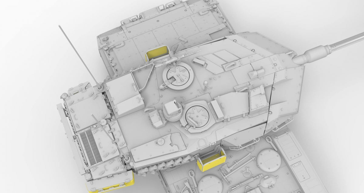 Border Model BT-040 German Main Battle Tank Leopard 2 A7V 1/35 – immagine 3