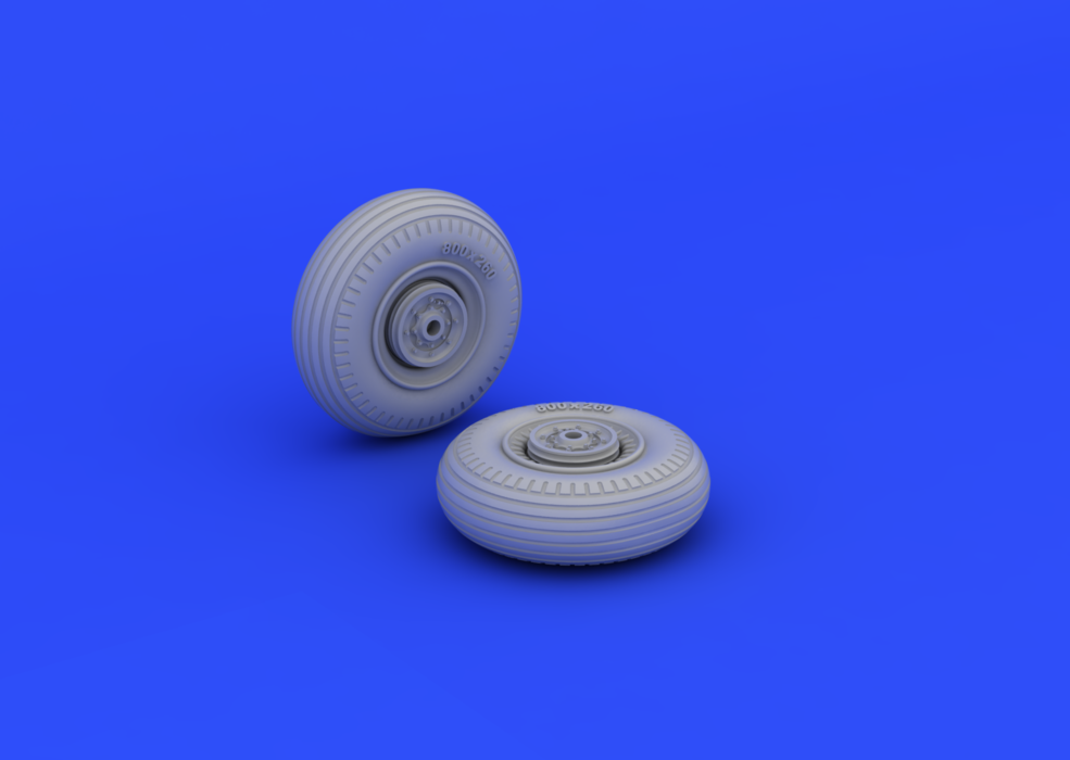 Eduard 672026 Il-2 wheels 1/72 (TAMIYA) – immagine 5