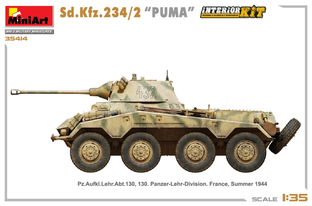 MiniArt 35419 SD.KFZ.234/2 PUMA 1/35 – Bild 4