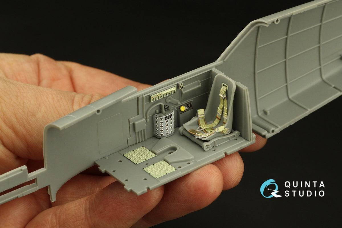 Quinta Studio QD32177 Bf 109E3/4 3D-Printed coloured Interior on decal paper (Trumpeter) 1/32 – Bild 7