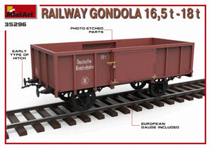 MiniArt 35296 RAILWAY GONDOLA 16,5-18t 1/35 – immagine 6