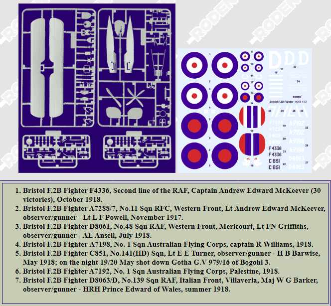 Roden 043 Bristol F2B Fighter 1/72 – image 2