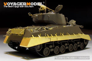 Voyager Model PE35811 WWII US M4A3E8 Sherman Fenders/Track Cover （For TAMIYA 35346) 1/35 – immagine 3