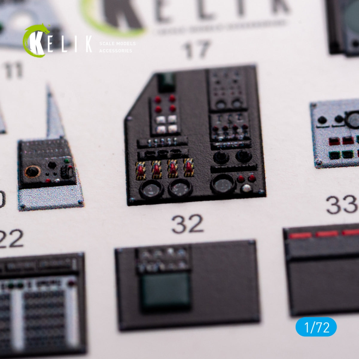 KELIK K72065 Handley Page Victor B Mk2 interior 3D decals for Airfix kit 1/72 – zdjęcie 8