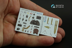 Quinta Studio QD48134 Spitfire Mk.I 3D-Printed &amp;amp; colored Interior on decal paper (Tamiya) 1/48 – image 2