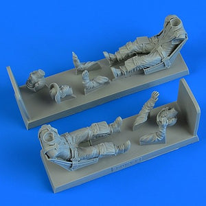 Aerobonus 320133 Figurine de pilote et instructeur de l&amp;#39;USAF avec sièges pour T-28B Trojan, Guerre du Vietnam, pour Kitty Hawk au 1/32