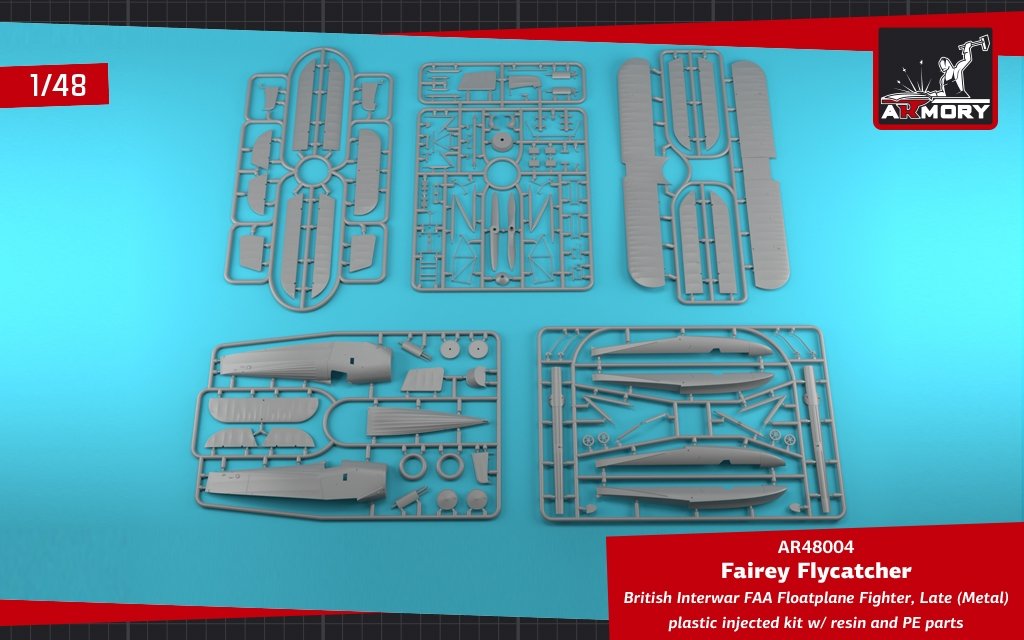 Armory Models 48004 Fairey Flycatcher British Interwar FAA Floatplane Fighter, Late (Metal) 1/48 – image 29
