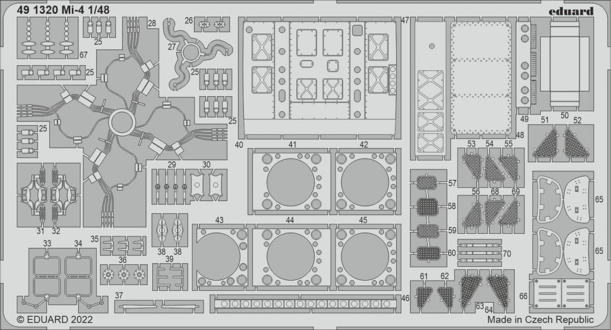 Eduard 491320 Mi-4 TRUMPETER 1/48